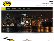 Tablet Screenshot of palmbeachyellowcab.com